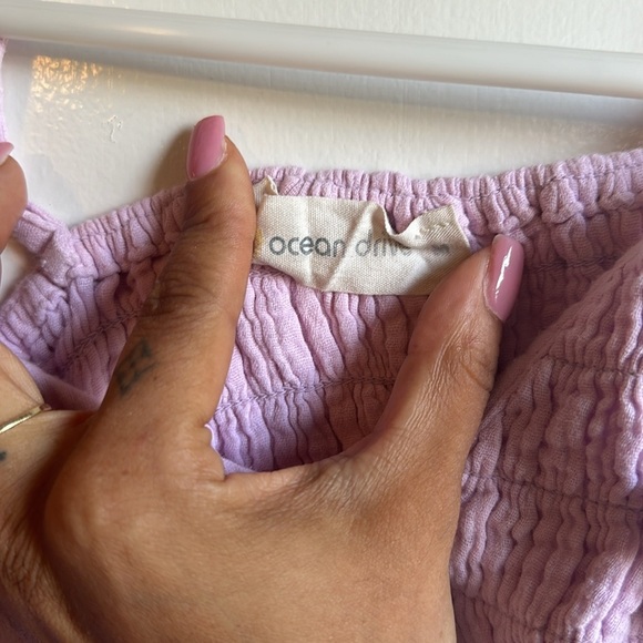 Pink Ocean drive crop tank top - Picture 4 of 6